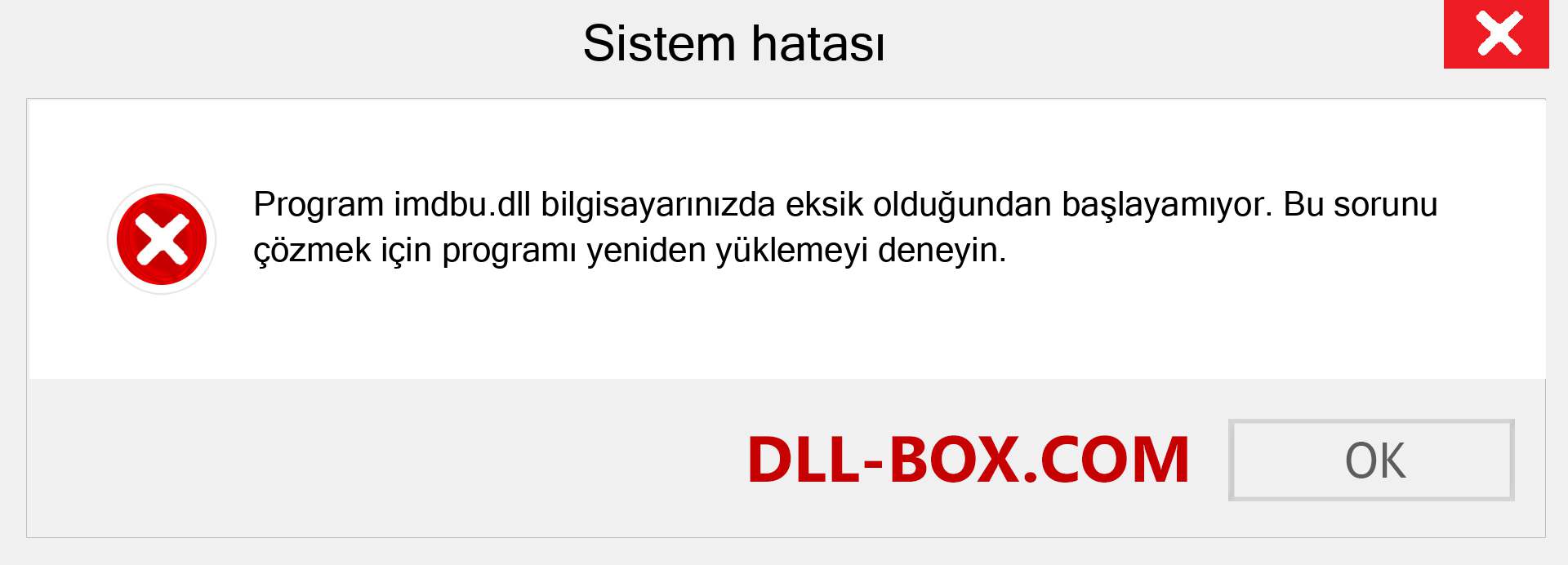 imdbu.dll dosyası eksik mi? Windows 7, 8, 10 için İndirin - Windows'ta imdbu dll Eksik Hatasını Düzeltin, fotoğraflar, resimler